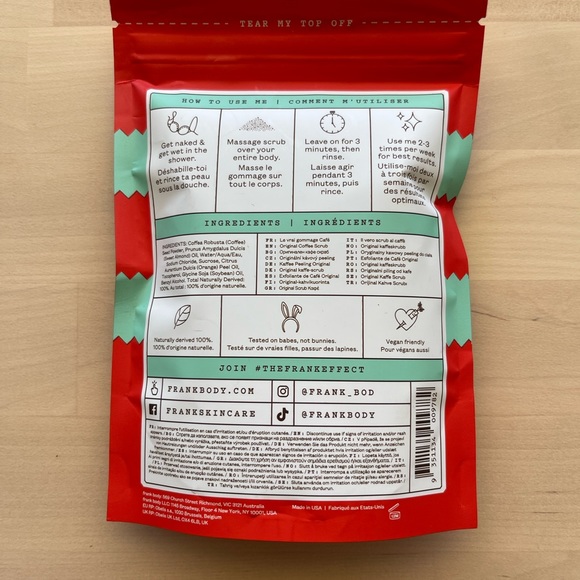 NEW Frank Body Scrub Bundle with Original and Cacao Scrubs - Picture 7 of 7